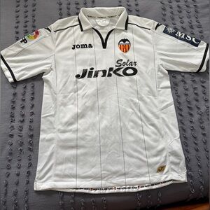Men’s Valencia 2012-2013 Home Soccer Jersey